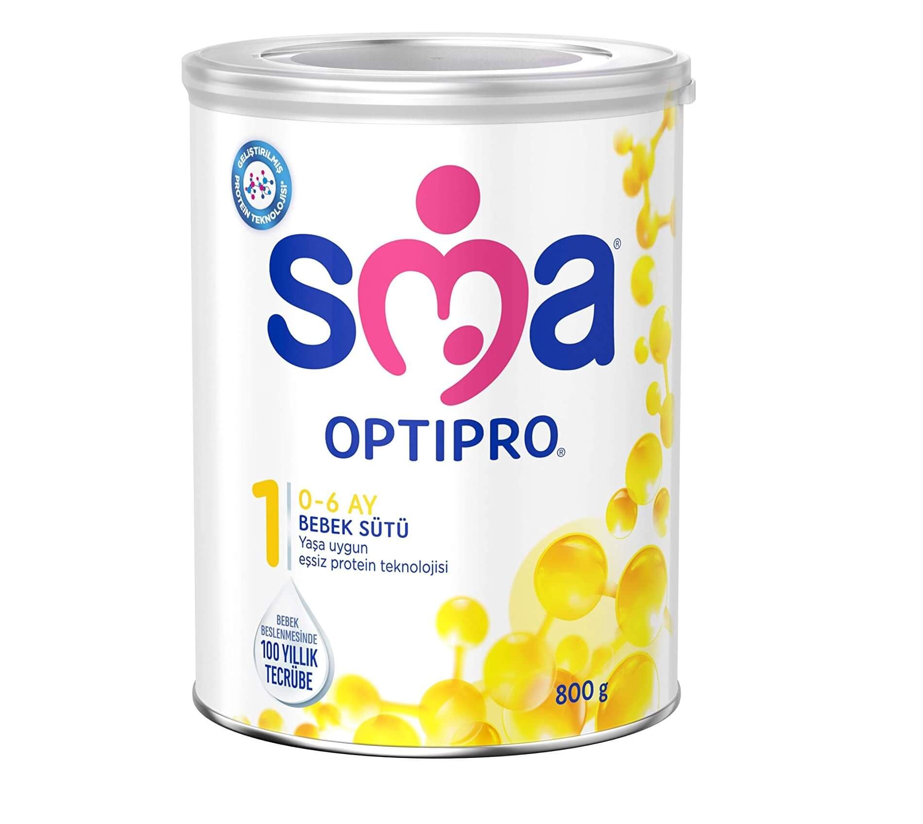 SMA 1 Optipro Bebek Sütü 800 Gr 0-6 Ay