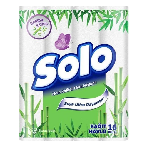 Solo Bambu Havlu 16'lı