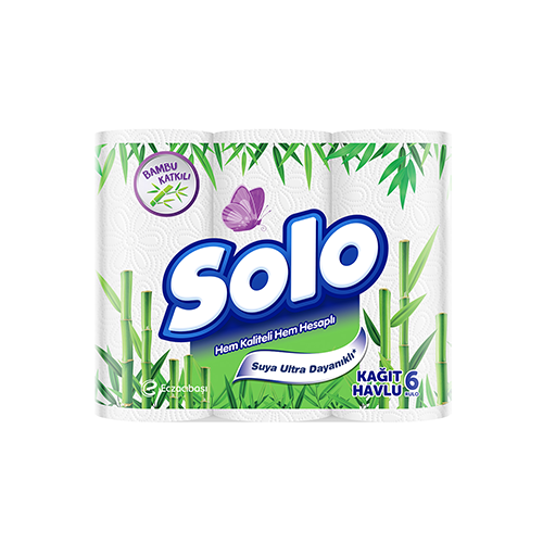 Solo Bambu Kağıt Havlu (6'lı)