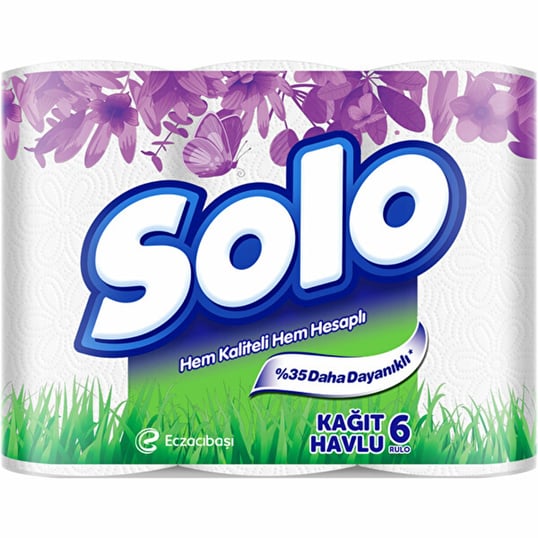 Solo Havlu 6 Lı-Sonbahar Serisi