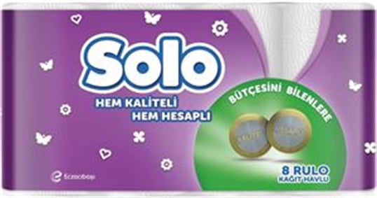 Solo Havlu 8 Li - Akıllı Seçim