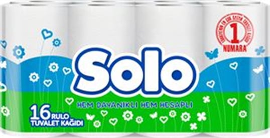 Solo Beyaz Tuvalet Kağıdı 16'lı