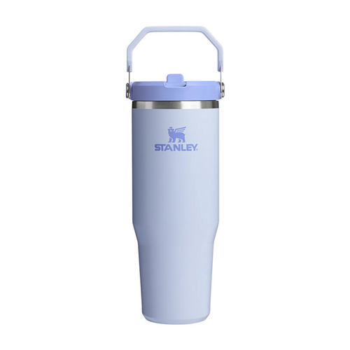 Stanley The Iceflow Flip Straw Tumbler Pipetli Termos Bardak 0,89 Lt Mavi (Lupine)