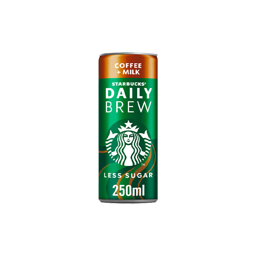 Starbucks Daily Brew Coffee & Milk Az Şekerli (250 ml)
