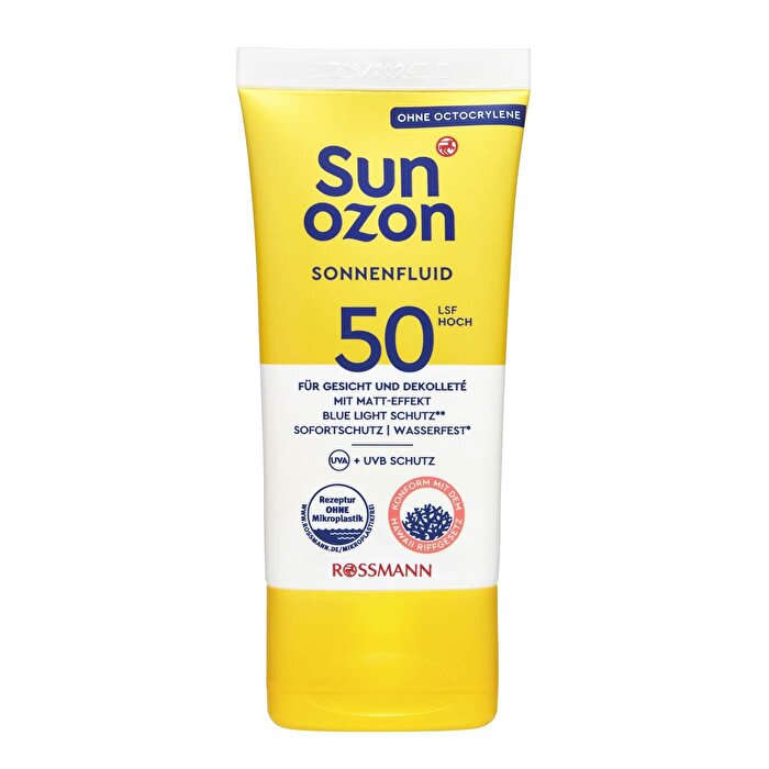 Sunozon Güneş Koruyucu Yüz Kremi 50SPF 50 ml