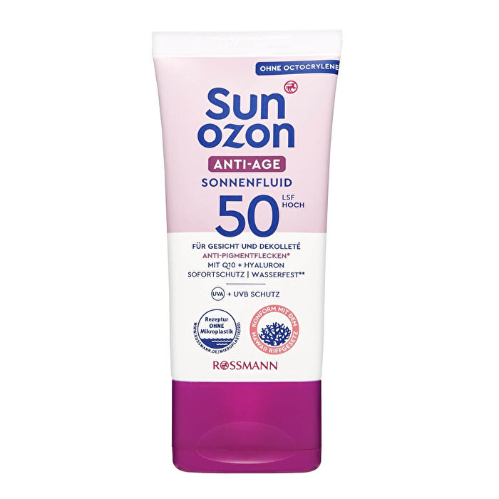 Sunozon Güneş Koruyucu Yüz Kremi Anti-Age 50SPF 50 ml