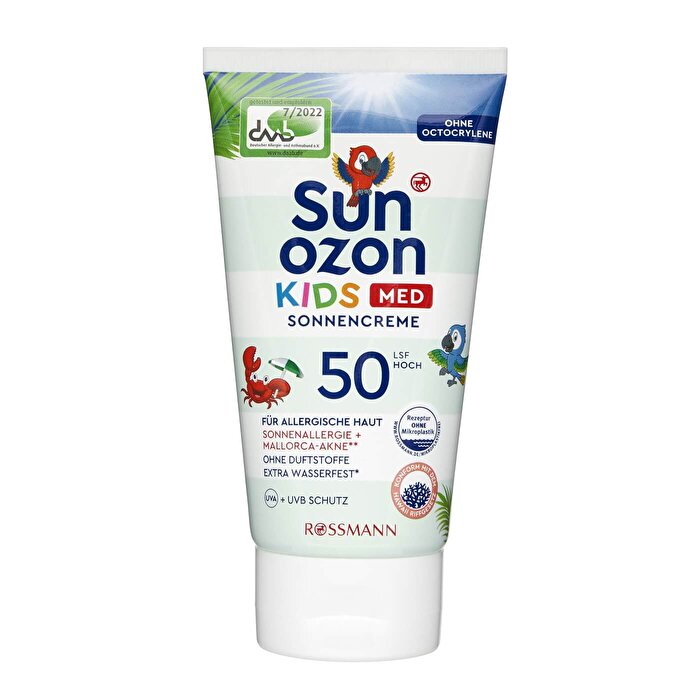 Sunozon MED Çocuk Güneş Koruyucu Krem 50SPF Hassas Cilt 150 ml