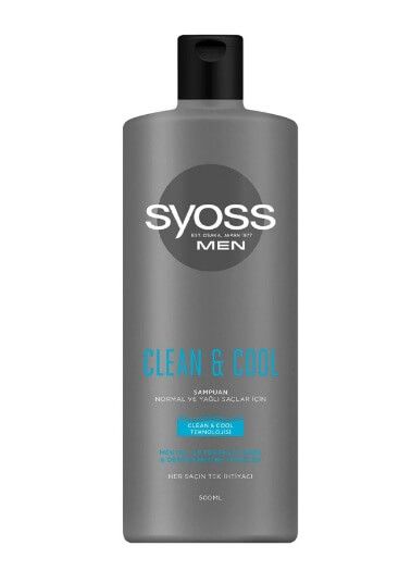Syoss Men Clean Cool Şampuan 500 Ml
