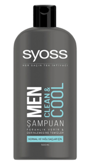 Syoss Şampuan Clean & Cool Men 550 Ml