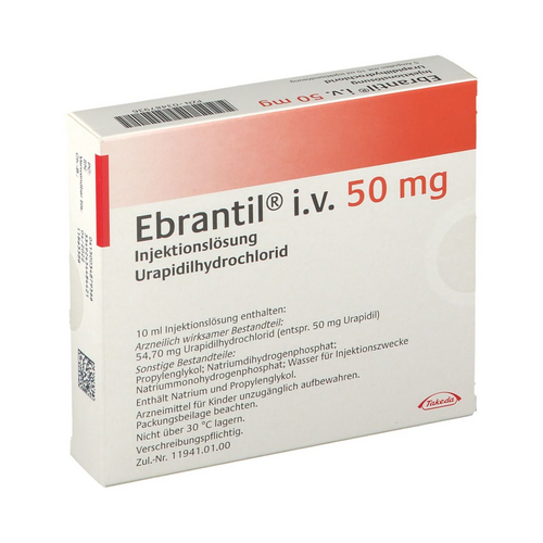 Takeda İlaç Ebrantil 50 mg 5 ampül