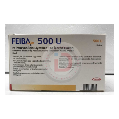Takeda İlaç Feiba 500 IU 1 Flakon