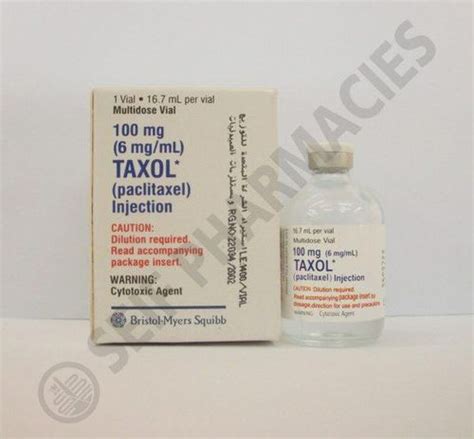Bristol Myers Squibb İlaç Taxol 100 mg/17 ml 1 Flakon