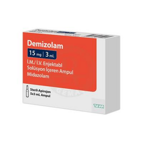 Teva İlaç Demizolam 5 mg 5 Ampül