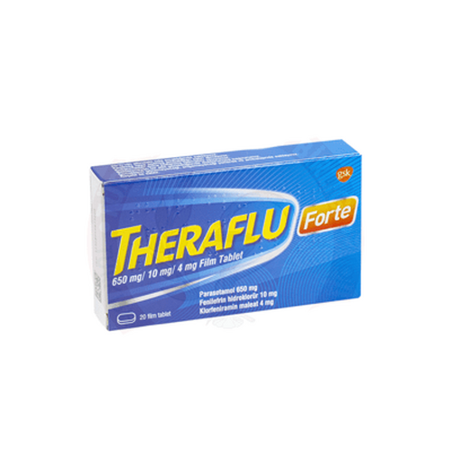 Theraflu Forte Film Tablet 650 mg/10 mg/4 mg 20 tablet
