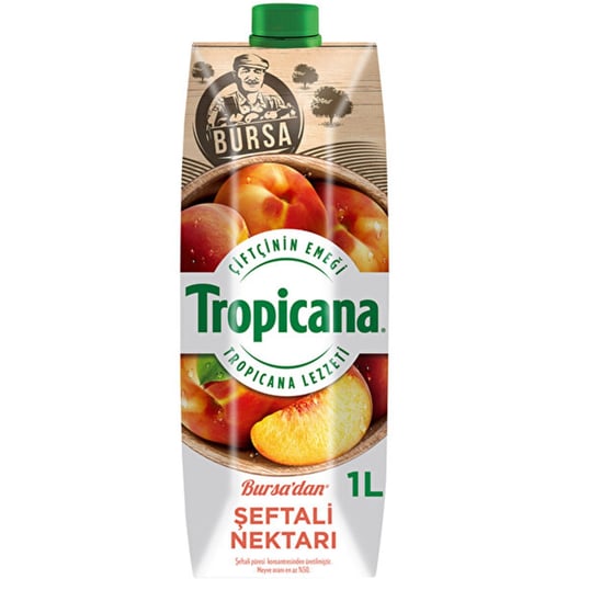 Tropicana Bursa Şeftali Meyve Suyu 1 Lt