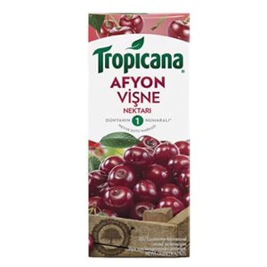 TROPİCANA MEYVE SU 200 ML. - AFYON VİŞNE(TETRAPAK)