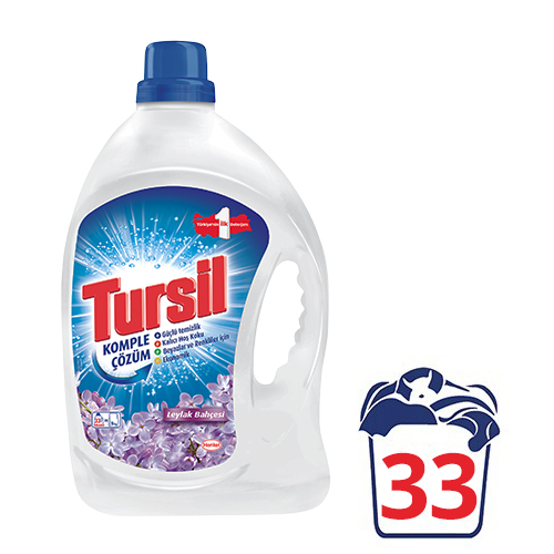 Tursil Jel Sıvı Çamaşır Deterjanı Leylak Bahçesi 33 Yıkama (2145 ml)