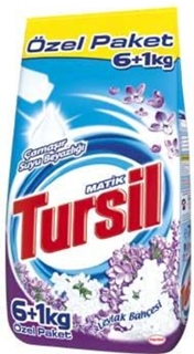 Tursil Matik Leylak Bahçesi Beyazlar için Çamaşır Deterjanı 7 kg