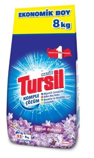 Tursil Matik Leylak Bahçesi Çamaşır Deterjanı 8 Kg