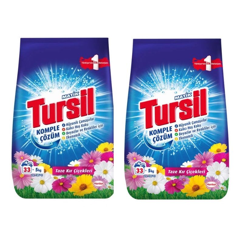 Tursil Matik Maksimum Güç Taze Kır Çiçekleri 5 Kg x 2 Adet