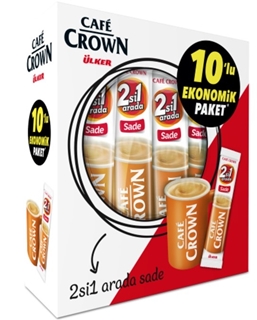 Ülker Cafe Crown 2 İn 1 Sade 10'Lu