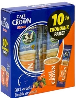 Ülker Cafe Crown 3ü1 Arada Fındık Aromalı 10 Lu