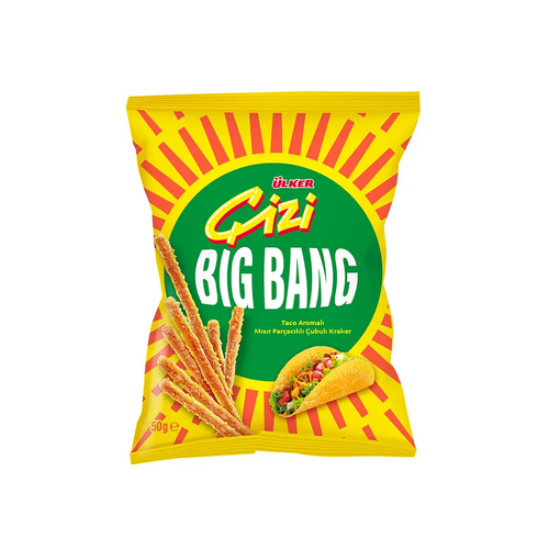 ÜLKER Ülker Çizi Big Bang Taco Aromalı Çubuk Kraker 50 G
