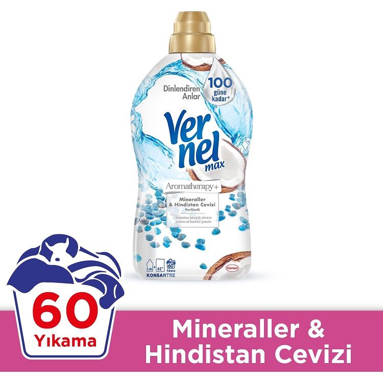Vernel Max Yumuşatıcı Hindistan Cevizli 1440 Ml