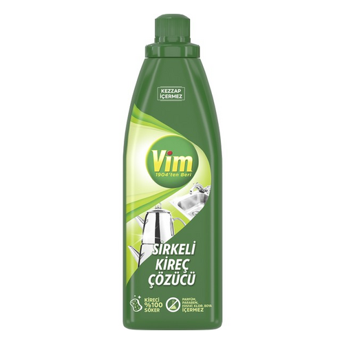VIM Sirkeli Kireç Çözücü Kireci %100 Çözer 1000ml
