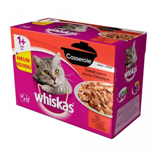 Whiskas Kedi Maması Güveç Klasik 4x85 gr