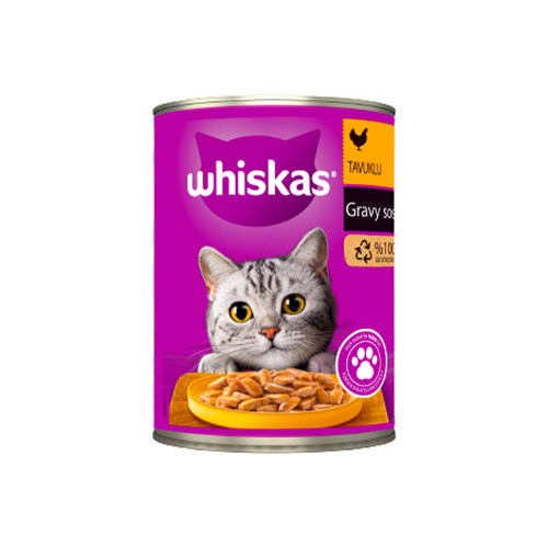 Whiskas Kedi Maması Konserve Tavuklu 400 gr