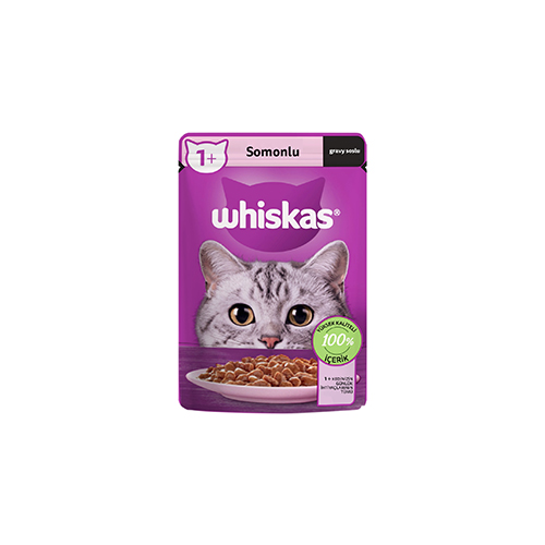 Whiskas Kedi Maması Somon Balıklı 85 gr