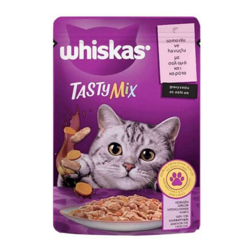 Whiskas Tasty Mix Kedi Maması Somon ve Havuçlu
