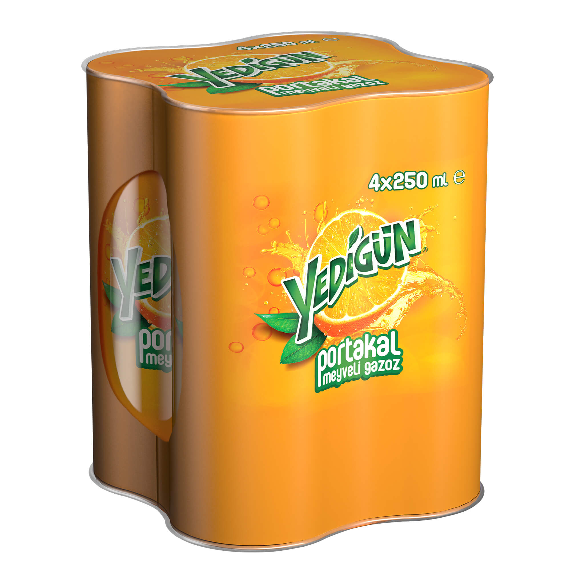 Yedigün Portakal 250 Ml x 4 Adet