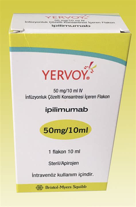 Bristol Myers Squibb İlaç Yervoy 50 mg/10 ml 1 Flakon