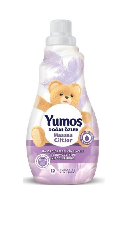 Yumoş Hassas Ciltler 50 Yıkama 1200 Ml