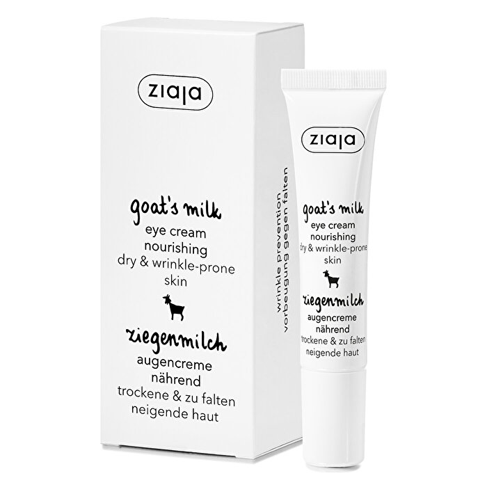 Ziaja Keçi Sütü Göz Kremi Kuru ve Kırışma Eğilimli Cilt, Keçi Sütü İçerikli 15 ml