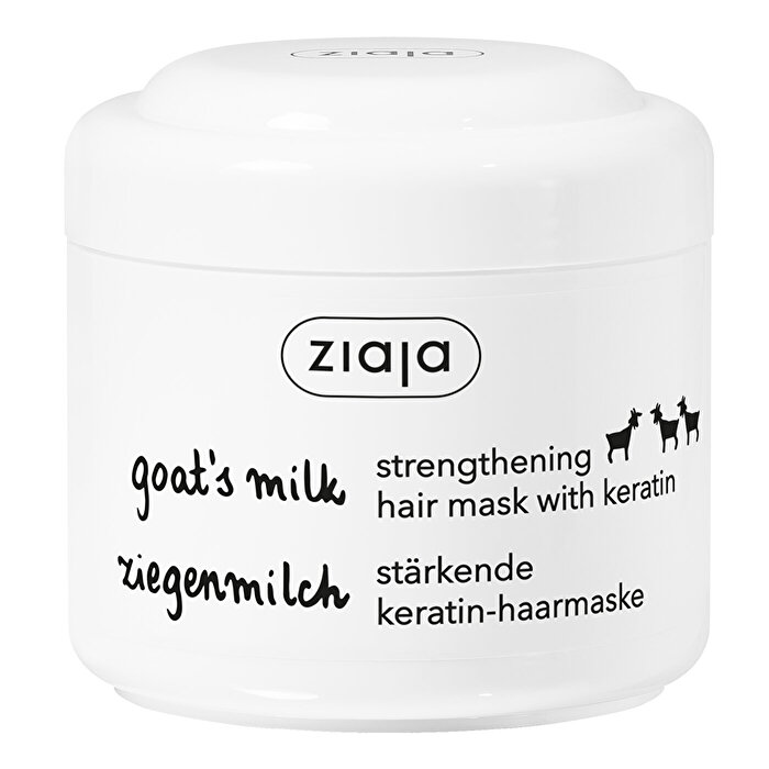Ziaja Keçi Sütü Saç Maskesi Kuru ve Donuk Saçlar, Keçi Sütü ve Keratin İçerikli 200 ml