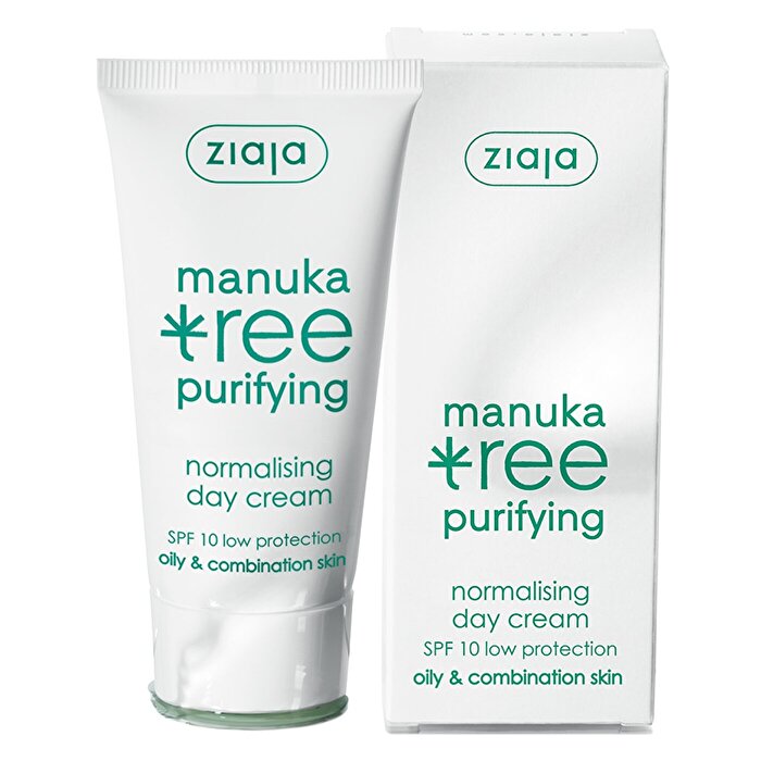Ziaja Manuka Gündüz Kremi Yağlı ve Karma Cilt, Manuka Ağacı Yaprağı Özlü 50 ml